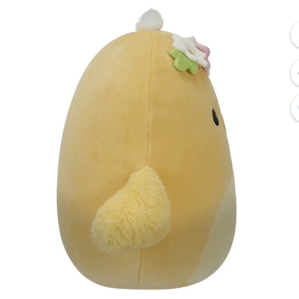 Squishmallows Tristan the Chick With Flower Garland 8” Plush~NEW! - Picture 5 of 6